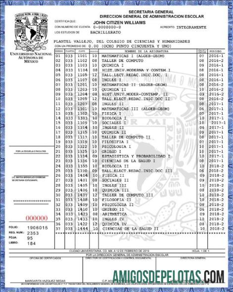 Secretário Geral da Universidade Nacional Autônoma do México do México baixar para verificação